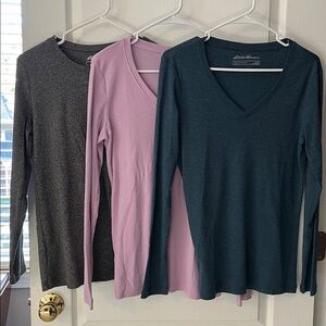 (PRICE IS FOR ALL) Eddie Bauer tops bundle size large